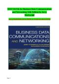 Test Bank For Business Data Communications and Networking 14th Edition by Jerry Fitzgerald &vert; Verified Questions and Answers 2026