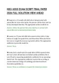 NSG 6005 EXAM SCRIPT FINAL PAPER&NewLine;2026 FULL SOLUTION VIEW AHEAD