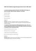 NURS 121L-B Medical-Surgical Nursing Practicum Exam 3 2026 &vert;WCU