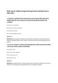 NURS 121L-B &vert; Medical-Surgical Nursing Practicum Module Exam 4&NewLine;2026 &vert;WCU