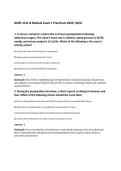 NURS 121L-B Module Exam 1 Practicum 2026 &vert;WCU