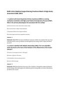 NURS 121L-B Medical-Surgical Nursing Practicum Week 13 High-Acuity&NewLine;Assessment 2026 &vert;WCU