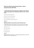 NURS 121L-B Medical-Surgical Nursing Practicum - Week 6&NewLine;Comprehensive Quiz 2026 &vert;WCU
