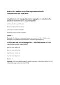 NURS 121L-B Medical-Surgical Nursing Practicum Week 4&NewLine;Comprehensive Quiz 2026 &vert;WCU