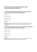 NURS 121L-B Medical-Surgical Nursing Practicum - Week 3&NewLine;Comprehensive Assessment 2026 &vert;WCU