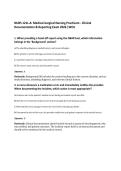 NURS 121L-A&colon; Medical-Surgical Nursing Practicum - Clinical&NewLine;Documentation & Reporting Exam 2026 &vert;WCU