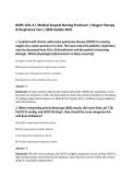 NURS 121L-A &vert; Medical-Surgical Nursing Practicum &vert; Oxygen Therapy&NewLine;& Respiratory Care &vert; 2026 Update WCU