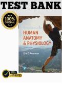 Full Test Bank for Human Anatomy & Physiology 2nd Edition by Erin C&period; Amerman &lpar;2026&rpar; Complete Chapter-by-Chapter Coverage Verified Questions & Correct Answers Detailed Rationales &sol; Explanations Medical & Clinical Science Level Updated 2026&sol;2027 Version
