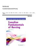 Complete Test Bank Fundamentals of Canadian Nursing 4th Canadian Edition Kozier Questions & Answers with rationales &lpar;Chapter 1-48&rpar;&NewLine;