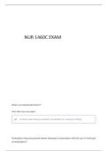 NUR1460C MOVEMENT DISORDERS QUESTIONS WITH COMPLETE SOLUTION