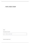 NUR 1460C EXAM 3 QUESTIONS WITH COMPLETE SOLUTION