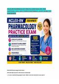 NCLEX-RN Pharmacology Practice Exam 2026 &lpar;PDF&rpar; &vert; 100&plus; NGN Questions & Rationales &vert;Chamberlain University&vert;