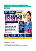 NCLEX-RN PHARMACOLOGY PRACTICE EXAM 2026 100&plus; NGN QUESTIONS&comma; SATA&comma; CASE STUDIES & RATIONALES  LATEST NCSBN TEST PLAN REVIEW