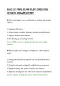 BUAD 331 FINAL EXAM STUDY GUIDE 2026&NewLine;DETAILED ANSWERS READY&NewLine;
