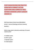 FICEP EXAM REVIEW&sol;100 PRACTICE &NewLine;EXAM WITH CORRECT ACTUAL &NewLine;QUESTIONS AND CORRECTLY WELL &NewLine;DEFINED ANSWERS LATEST ALREADY &NewLine;GRADED A&plus;