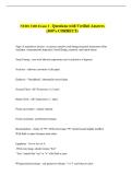 NURS 3100 Exam 2 - Questions with Verified Answers &NewLine;&lpar;100&percnt; CORRECT&rpar;