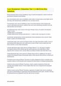 Gace Elementary Education Test 1  with Error-free Solutions Verified by Experts 100&percnt;  correct