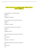 NURS 3100 iclickers Exam Questions with Verified Answers &NewLine;&lpar;100&percnt; CORRECT&rpar; 