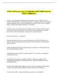 NURS 3100 Pharmacology Test Questions with Verified Answers &NewLine;&lpar;100&percnt; CORRECT&rpar; 