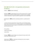 BUS 360 Test &num;1 &lpar;Ch&period; 1-4&rpar; questions and answers&NewLine;Graded A&plus;