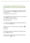 BUS 360 Chapter 2 Marketing Strategy Planning&NewLine;Smartbook Exam questions and answers Graded&NewLine;A&plus;
