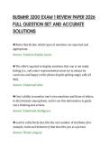 BUSMHR 3200 EXAM 1 REVIEW PAPER 2026&NewLine;FULL QUESTION SET AND ACCURATE&NewLine;SOLUTIONS&NewLine;