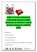 CAIB 1 Practice Questions &lpar;100&rpar; Exam 2026 &ndash; Updated Questions & Answers &ndash; Insurance Fundamentals