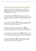 BUS 333 Exam questions and answers Graded A&plus;