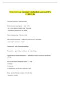 NURS 3100 Exam Questions with Verified Answers &lpar;100&percnt; &NewLine;CORRECT&rpar;