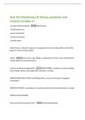 BUS 312 Marketing UH Manoa questions and&NewLine;answers Graded A&plus;