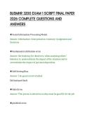 BUSMHR 3200 EXAM 1 SCRIPT FINAL PAPER&NewLine;2026 COMPLETE QUESTIONS AND&NewLine;ANSWERS&NewLine;