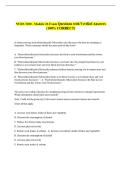 NURS 3100 - Module 26 Exam Questions with Verified Answers &NewLine;&lpar;100&percnt; CORRECT&rpar;
