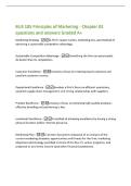 BUS 105 Principles of Marketing - Chapter 02&NewLine;questions and answers Graded A&plus;
