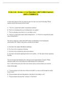NURS 3100 - Module 31 Test Questions with Verified Answers &NewLine;&lpar;100&percnt; CORRECT&rpar; 