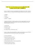 NURS 3100 - The Hematologic System Test Questions with &NewLine;Verified Answers &lpar;100&percnt; CORRECT&rpar; 