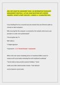 WGU D075 OBJECTIVE ASSESSMENT EXAM &vert; OA INFORMATION TECHNOLOGY&NewLine;MANAGEMENT ESSENTIALS &vert; ACTUAL EXAM QUESTIONS WITH VERIFIED&NewLine;ANSWERS &vert; NEWEST UPDATE 2026&sol;2027 &vert; GRADED A&plus; &vert; GUARANTEED PASS&period;