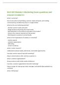 BUS 102 Module 5 Marketing Exam questions and&NewLine;answers Graded A&plus;