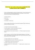 NURS 3100 - The Cardiovascular System Test Questions with &NewLine;Verified Answers &lpar;100&percnt; CORRECT&rpar;