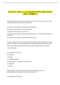 NURS 3100 - Module 21 Exam Questions with Verified Answers &NewLine;&lpar;100&percnt; CORRECT&rpar;