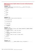 &lpar;C0MPLETE&rpar; NRNP 6552 Women&rsquo;s Health Midterm Exam Verified Questions and Answers &lpar;Latest Answers&rpar;&NewLine;