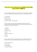 NURS 3100 - Pain and Inflammation Test Questions with Verified &NewLine;Answers &lpar;100&percnt; CORRECT&rpar; 