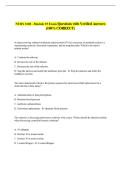 NURS 3100 - Module 25 Exam Questions with Verified Answers &NewLine;&lpar;100&percnt; CORRECT&rpar; 