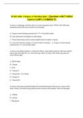 NURS 3100 - Chapter 4 Nutrition Quiz - Questions with Verified &NewLine;Answers &lpar;100&percnt; CORRECT&rpar; 