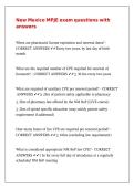New Mexico MPJE exam questions with answers