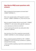 New Mexico MPJE exam questions with answers