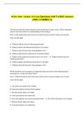 NURS 3100 - Module 24 Exam Questions with Verified Answers &NewLine;&lpar;100&percnt; CORRECT&rpar;