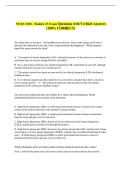 NURS 3100 - Module 23 Exam Questions with Verified Answers &NewLine;&lpar;100&percnt; CORRECT&rpar; 