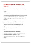 NM MPJE 2026 exam questions with answers