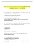 NURS 3100 - The Neurological System &lpar;Part 1&rpar; Test Questions with &NewLine;Verified Answers &lpar;100&percnt; CORRECT&rpar; 