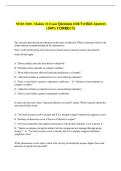 NURS 3100 - Module 22 Exam Questions with Verified Answers &NewLine;&lpar;100&percnt; CORRECT&rpar; 